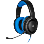 Corsair HS35 Headset Bedraad Hoofdband Gamen Zwart, Blauw