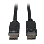 Tripp Lite P580-025 DisplayPort Cable with Latching Connectors, 4K (M/M), Black, 25 ft. (7.62 m)