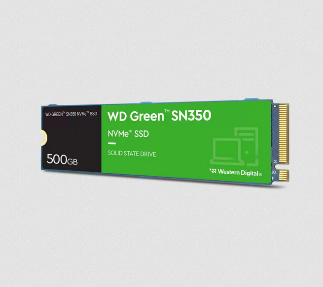 Image of Western Digital Green SN350 M.2 500 GB PCI Express 3.0 TLC NVMe