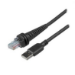Honeywell CBL-MAG-300-S00 cable de serie Negro 3 m RS-232 USB