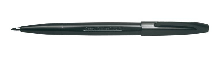 Image of Pentel Sign Pen fineliner Black Fine 12 pc(s)
