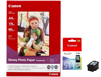 Image of Canon 2972B008/CL-511GP501 Printhead cartridge color + GP501. 244 page