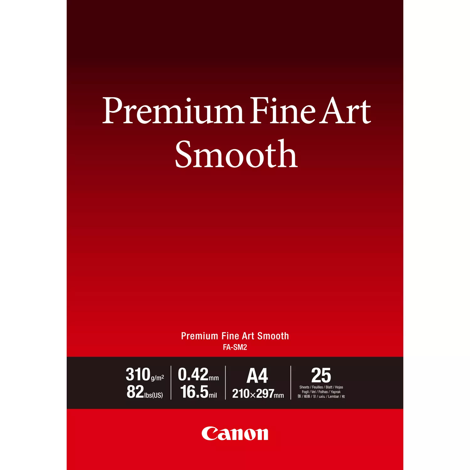 Image of Canon FA-SM 2 photo paper A4 White Smooth