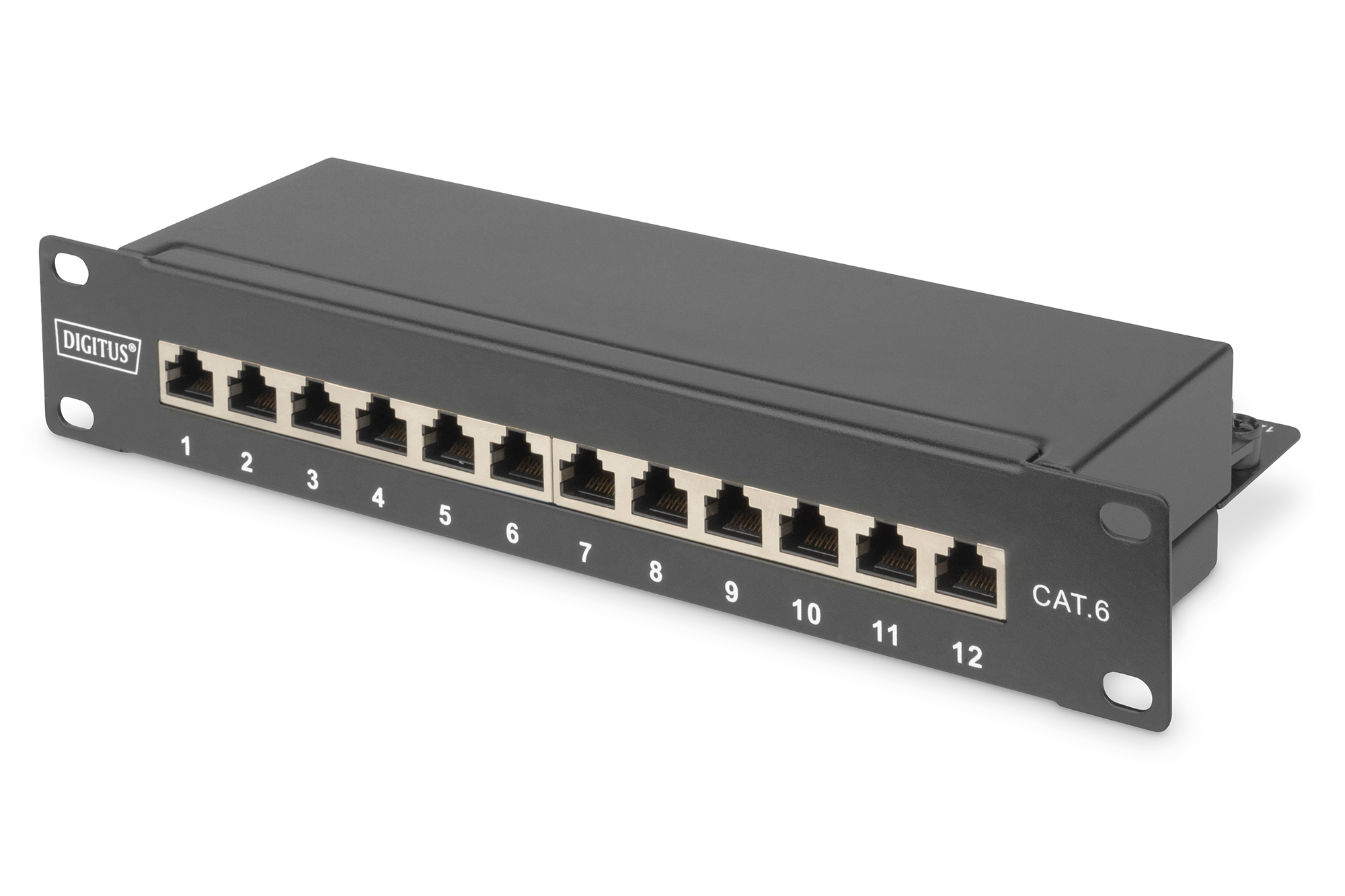 Image of Digitus CAT 6, Class E Patch Panel, shielded, black