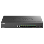 D-Link 10-Port Multi-Gigabit Smart Managed Switch including 8 multi-Gigabit 2.5G and 2 10G SFP+ ports