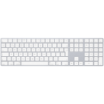 Apple Magic w/ Numeric Keypad keyboard Universal Bluetooth QWERTY UK English Silver, White