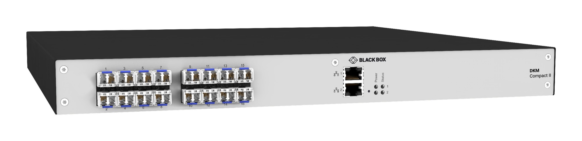Black Box ACXC16F-1G KVM switch Rack mounting Black. Grey