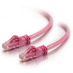 C2G Cat6, 1ft. networking cable Pink 11.8" (0.3 m)