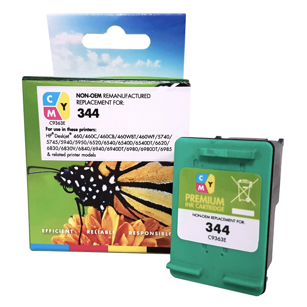 Refilled HP 344 Colour Ink Cartridge