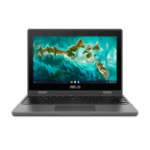ASUS Chromebook Flip CR1 CR1100FKA-BP0035-BE N4500 29,5 cm (11.6") Touchscreen HD Intel® Celeron® N 4 GB LPDDR4x-SDRAM 32 GB eMMC Wi-Fi 6 (802.11ax) ChromeOS Grijs