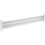 InLine Slatwall Panel Aluminium, for table mounting, 1m