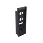 Ergonomic Solutions SpacePole Kiosk Wall mounted Microtouch QSR kiosk w/ scanner