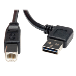 Tripp Lite UR022-006-RA USB cable 72" (1.83 m) USB 2.0 USB A USB B Black