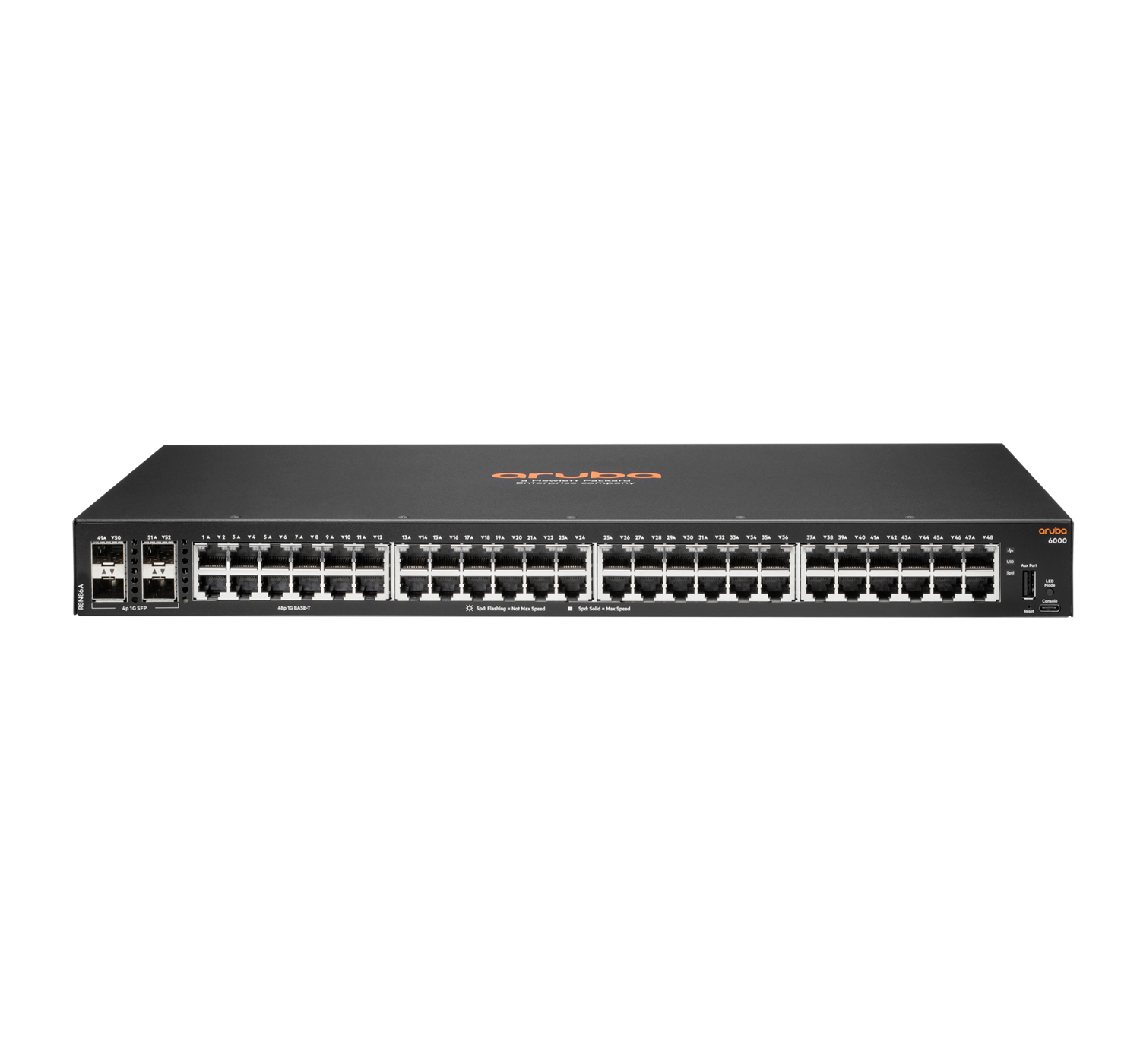 Image of Aruba 6000 48G 4SFP Managed L3 Gigabit Ethernet (10/100/1000) 1U