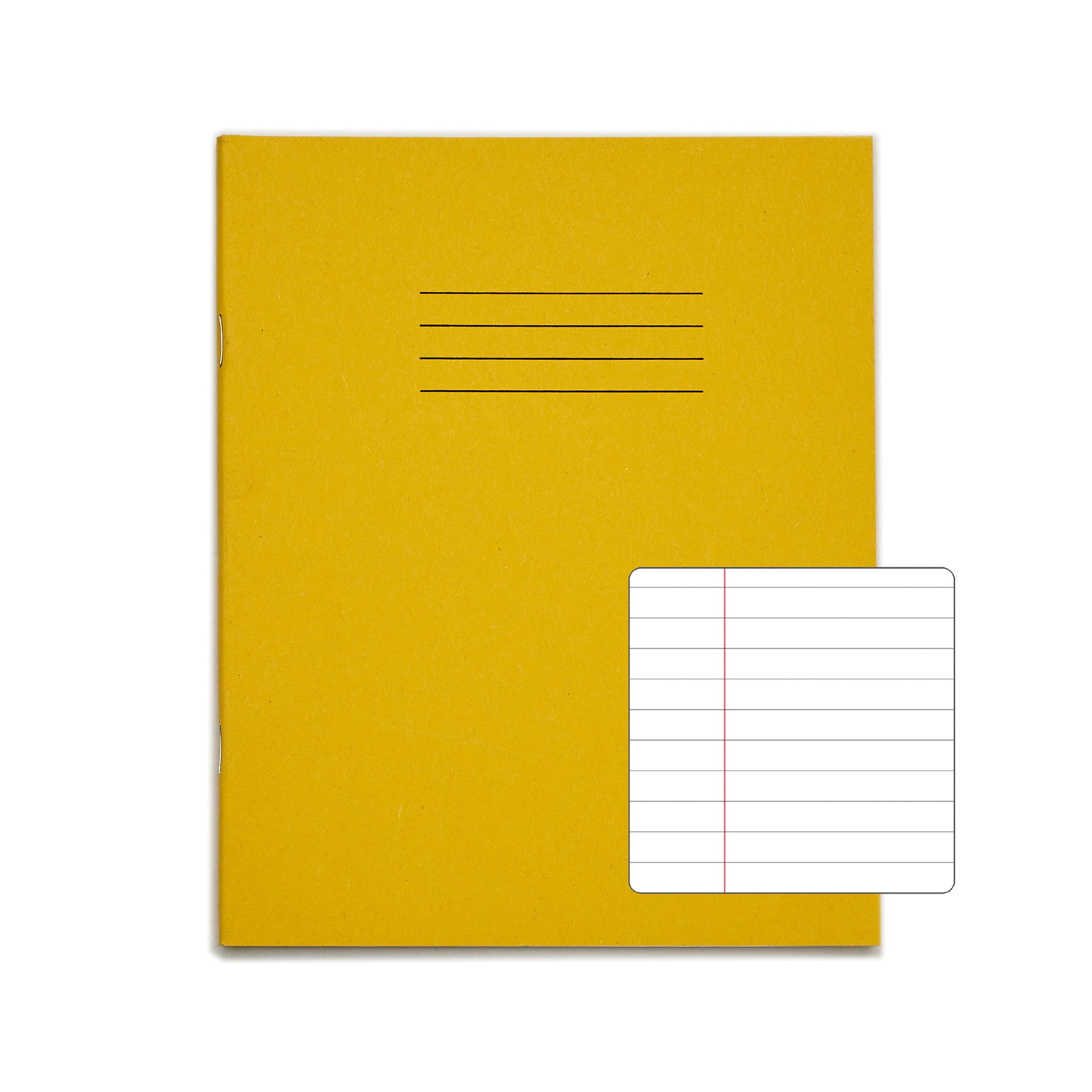 Rhino 8 X 6.5 Exercise Book 48 Page Yellow F8M (Pack Of 100)