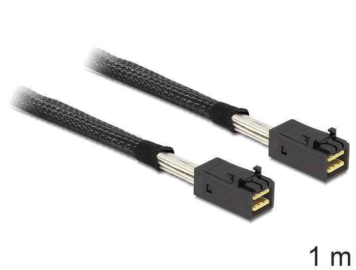 Image of DeLOCK 1m, Mini SAS HD x 4 SFF 8643 Black