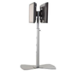 Chief Dual Display Floor Stand Silver