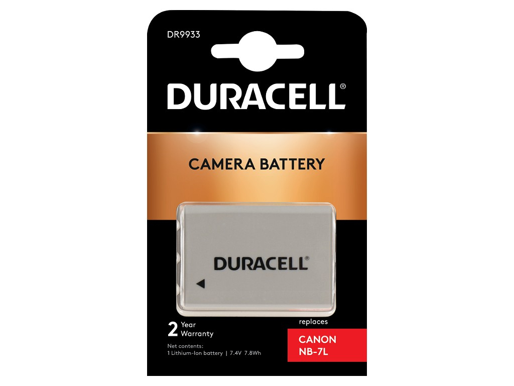 Photos - Battery Duracell Camera  - replaces Canon NB-7L  DR9933 