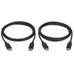 Eaton P580-006-2PK DisplayPort cable 70.9" (1.8 m) Black