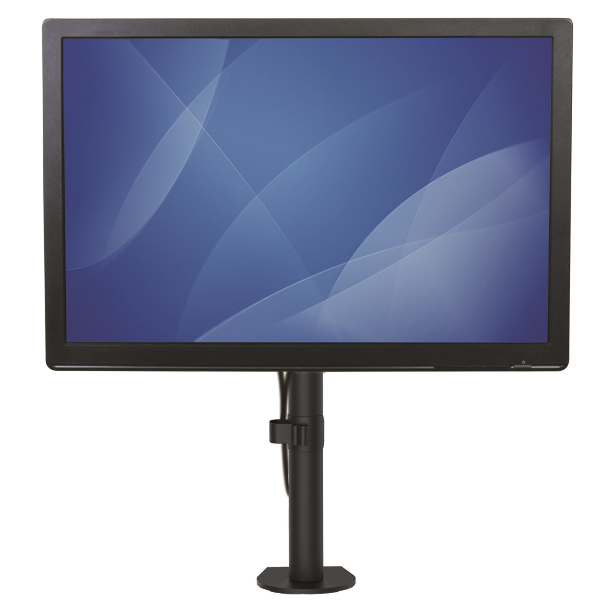 StarTech-com-Single-Monitor-Desk-Mount---Single-Screen-Heavy-Duty-Pole-Mount-for-up-to-8kg-VESA-Compatible-Displays---Ergonomic-Height-Adjustable-Monitor-Arm-Mount---Desk-Clamp-Grommet