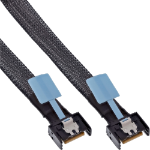 InLine 27662C Serial Attached SCSI (SAS) cable 1 m 24 Gbit/s Black, Blue, Grey