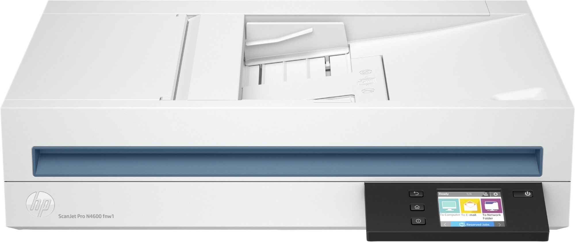 ven der ovre Revisor HP Scanjet Pro N4600 fnw1 Flatbed & ADF scanner 1200 x 1200 DPI A5 White