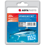 AgfaPhoto APHP940SETXL inktcartridge 4 stuk(s) Zwart, Cyaan, Magenta, Geel