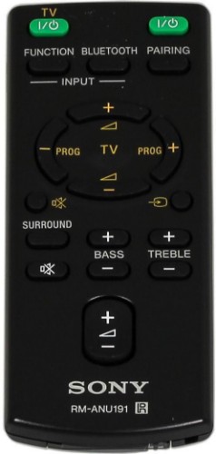 Sony RM-ANU191 remote control Wired Press buttons