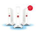 FRITZ!Repeater FRITZ!Mesh Set 4200 3-pack Edition Inter Netwerkrepeater 4200 Mbit/s Rood, Wit