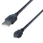 GroupGear 26-2944 USB cable 0.5 m USB 2.0 USB A Micro-USB B Black