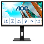 AOC P2 Q32P2 computer monitor 80 cm (31.5") 2560 x 1440 Pixels 2K Ultra HD LED Zwart