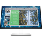 HP E-Series E24q G4 computer monitor 60.5 cm (23.8") 2560 x 1440 pixels Quad HD Black, Silver -