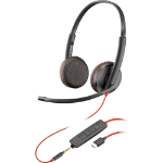 Poly Blackwire C3225 Stereo USB-C Headset