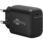Goobay 65405 mobile device charger Universal Black AC Fast charging Indoor