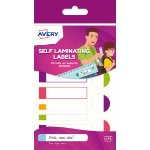 Avery APFLUO24-UK self-adhesive label Rectangle Permanent Multicolour 24 pc(s)
