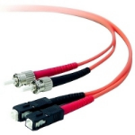 Belkin Cable/Duplex FibreOptic ST/SC 62.5/125 15m fiber optic cable 590.6" (15 m) Orange