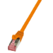 LogiLink 7.5m, Cat6 networking cable Orange S/FTP (S-STP)
