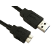 Cables Direct USB 3.0 Micro B 0.75 m USB cable USB 3.2 Gen 1 (3.1 Gen 1) Micro-USB B USB A Black