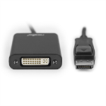 Rocstor Y00DVI-BK video cable adapter DVI-I DisplayPort Black