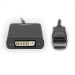 Rocstor Y00DVI-BK video cable adapter DVI-I DisplayPort Black