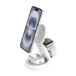 Belkin WIZ034MYWH mobile device charger Watch, Smartphone, Headset White USB Wireless charging Fast charging Indoor