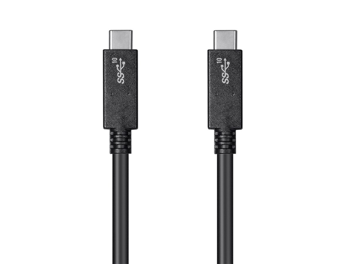 24285 Monoprice SELECT SERIES 3.1 USB-C TO USB-C GEN 2_ 5A_ 10 GBPS_ 1M (3.3FT)_ BLACK