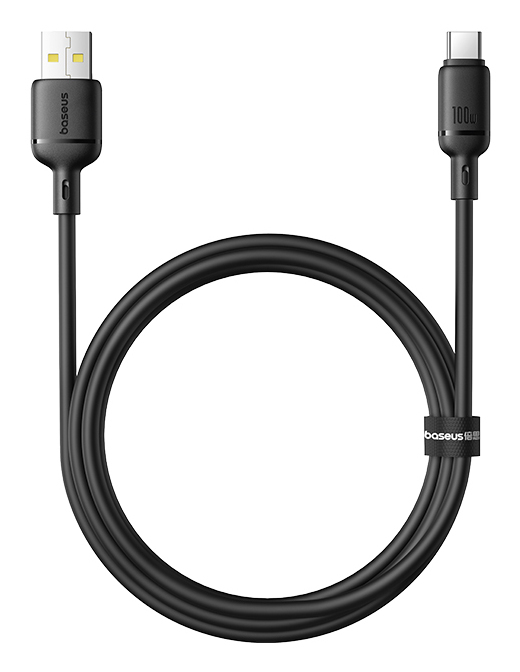 Baseus Silky Type-C Åžrj Kbl 100W 2m -Syh USB cable USB A USB C Black