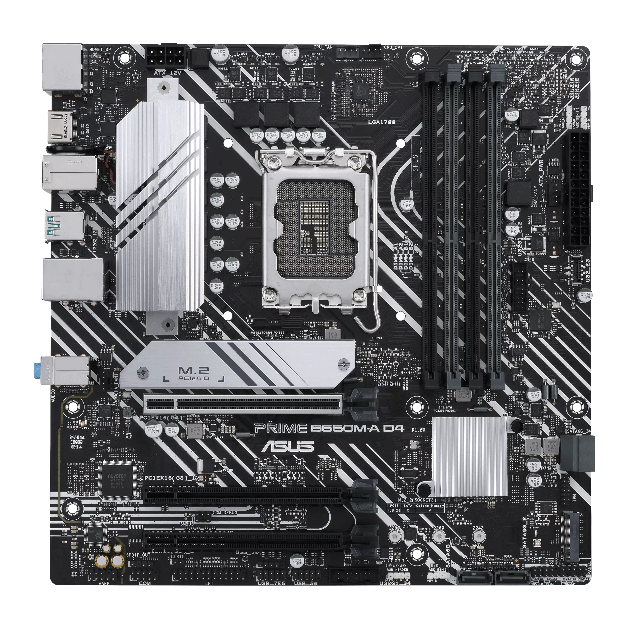 Image of ASUS 1700 PRIME B660M-A D4 M-ATX Intel B660 LGA 1700 micro ATX