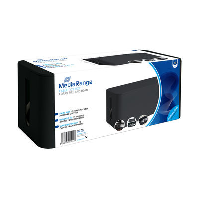 Image of MediaRange MRCS307 - Storage box - Black - Rectangular - Plastic -...