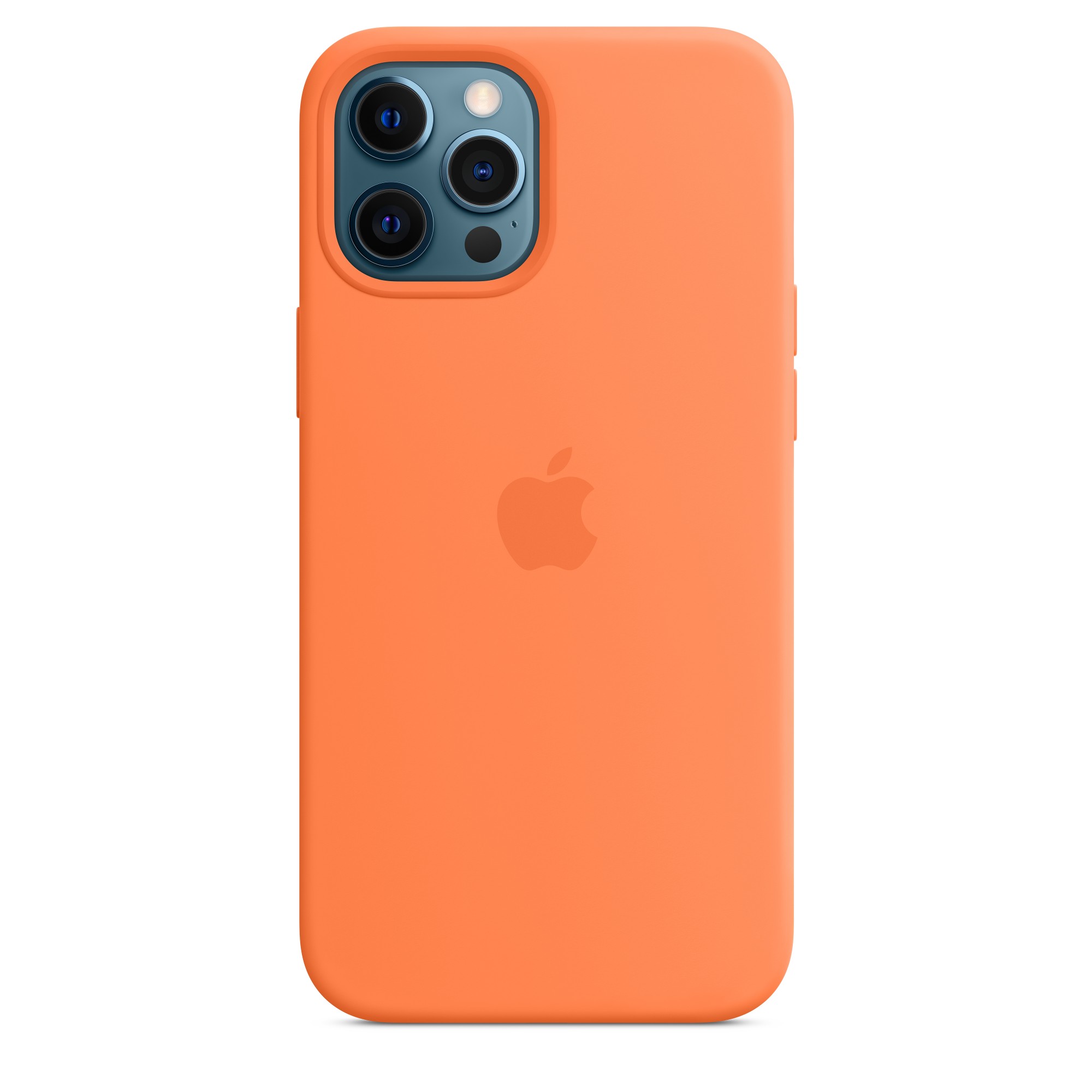 APPLE  iPhone 12 Pro Max Silicone Case with MagSafe - Kumquat
