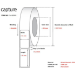 Capture CA-LB3090 printer label White