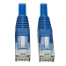 Tripp Lite N201P-020-BL networking cable Blue 239.8" (6.09 m) Cat6 U/UTP (UTP)