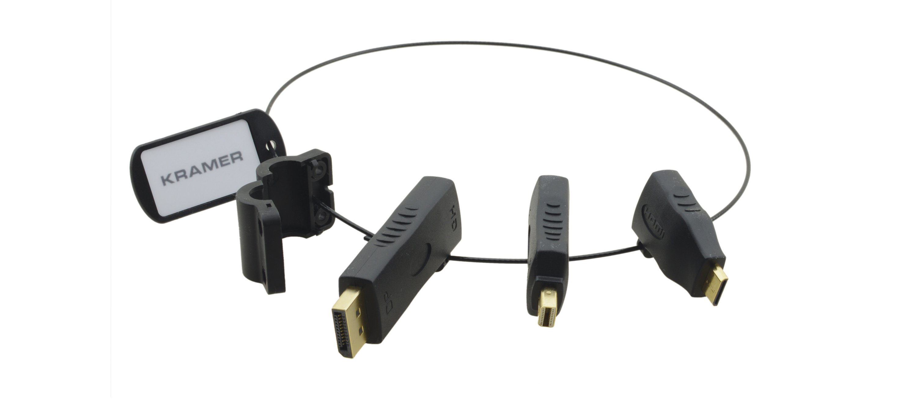Image of Kramer Electronics AD-RING-3 cable gender changer Black