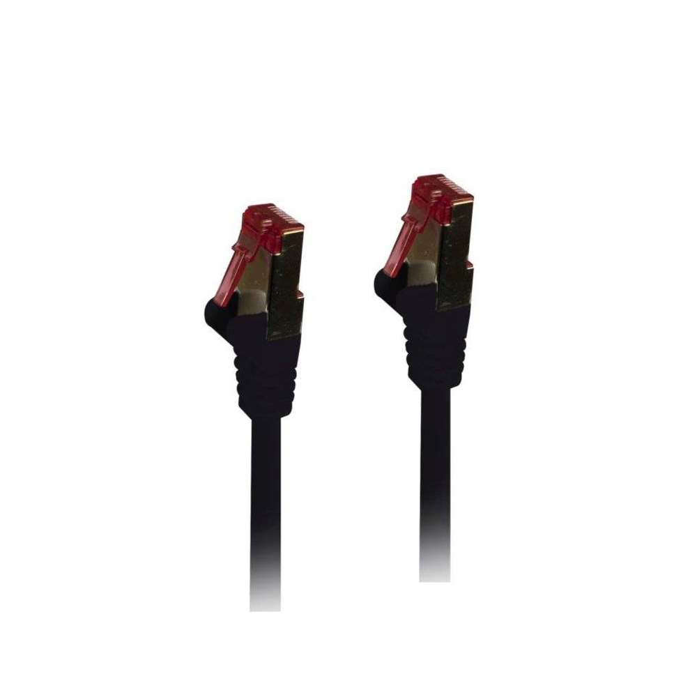EU Product - Patchkabel RJ45 Cat6 250Mhz schwarz S-STP S/FTP - Cable - Network thumbnail